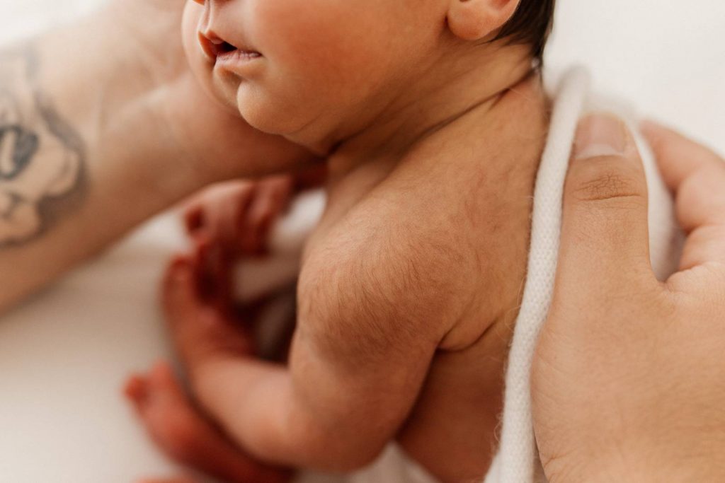 Detailbild Newbornshooting Babyshooting