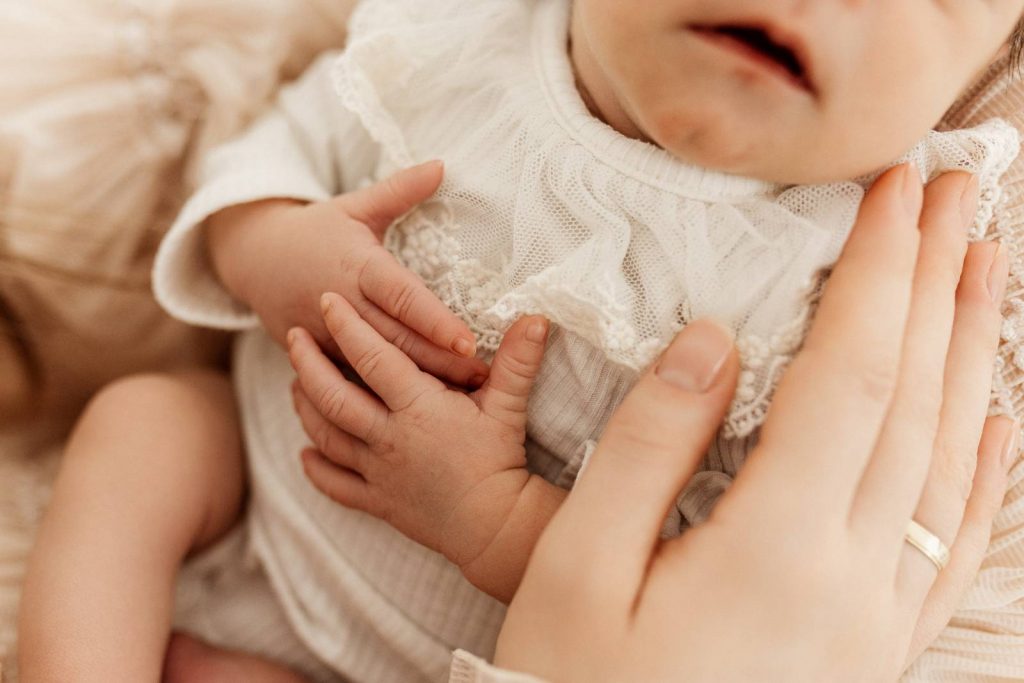 Detailbild Newbornshooting Babyshooting