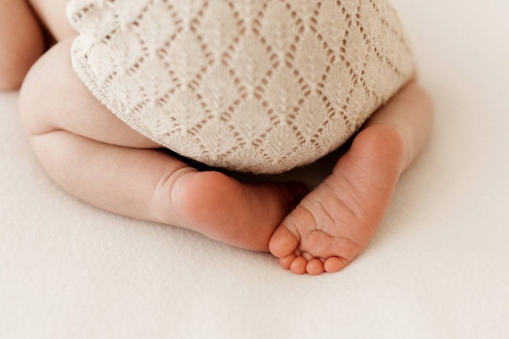 Detailbild Newbornshooting Babyshooting