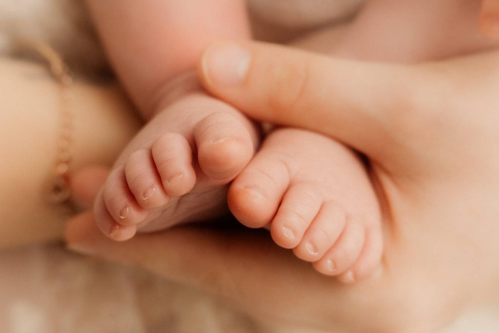 Detailbild Newbornshooting Babyshooting