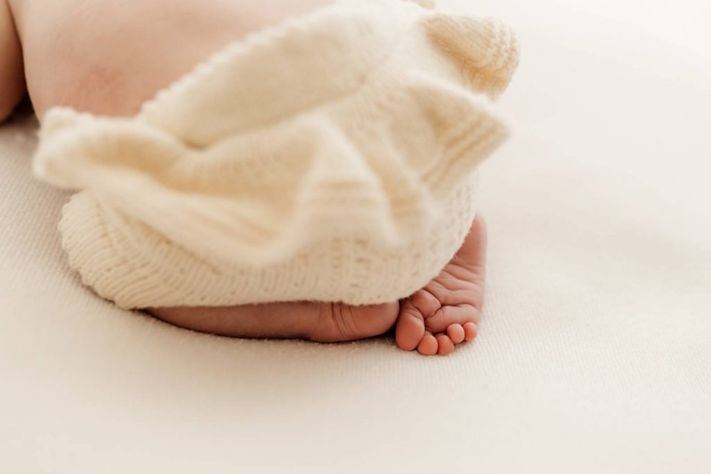 Detailbild Newbornshooting Babyshooting